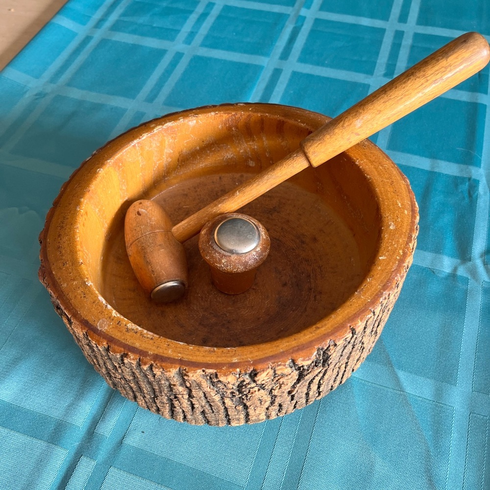 Vintage Nut Cracker Bowl